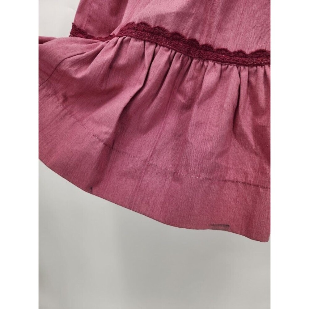 Vintage Gunne Sax Empire Waist Maxi Dress Lace Angel Sleeves Size 7 - Picture 6 of 7